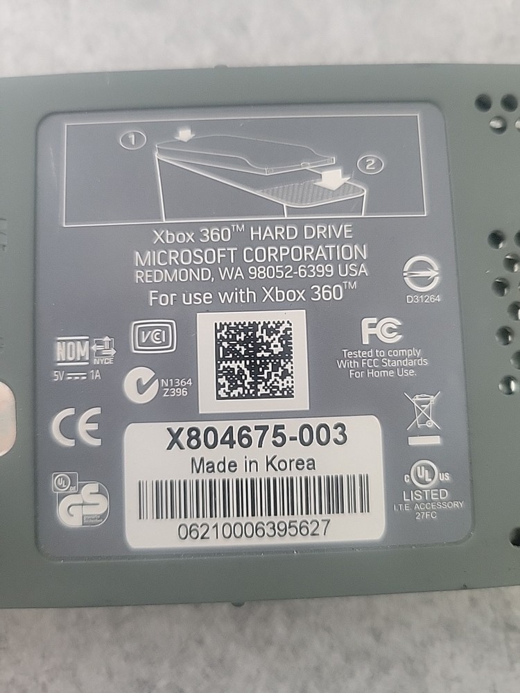 XBox 360 Hard Drive X804675-003 Microsoft