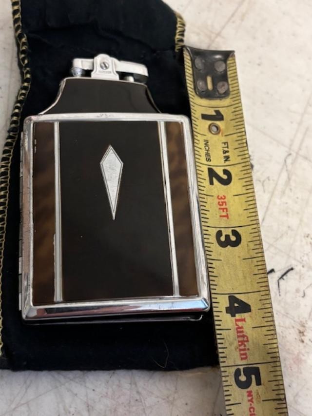 Vintage Ronson Master-Case , Cigarette Case Combination Lighter