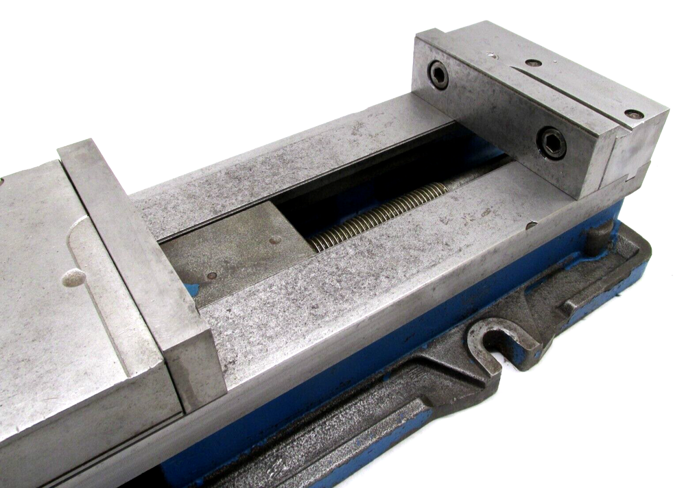 KURT ANGLOCK 6" MILLING MACHINE VISE w/ JAWS & HANDLE - #D688
