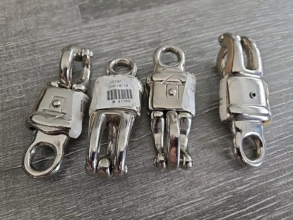 Panic Snap 4” Silver 1/2" Fixed-Eye (4 Pieces)