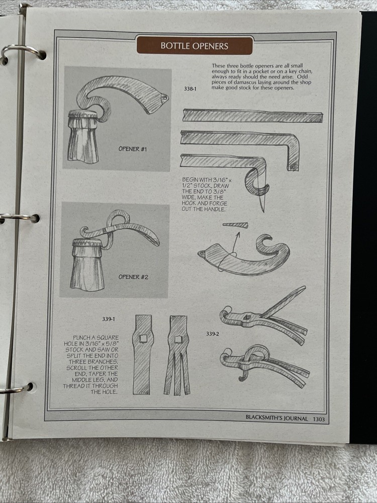 Blacksmith's Journal 1999 Complete Year Illustrated Techniques Set