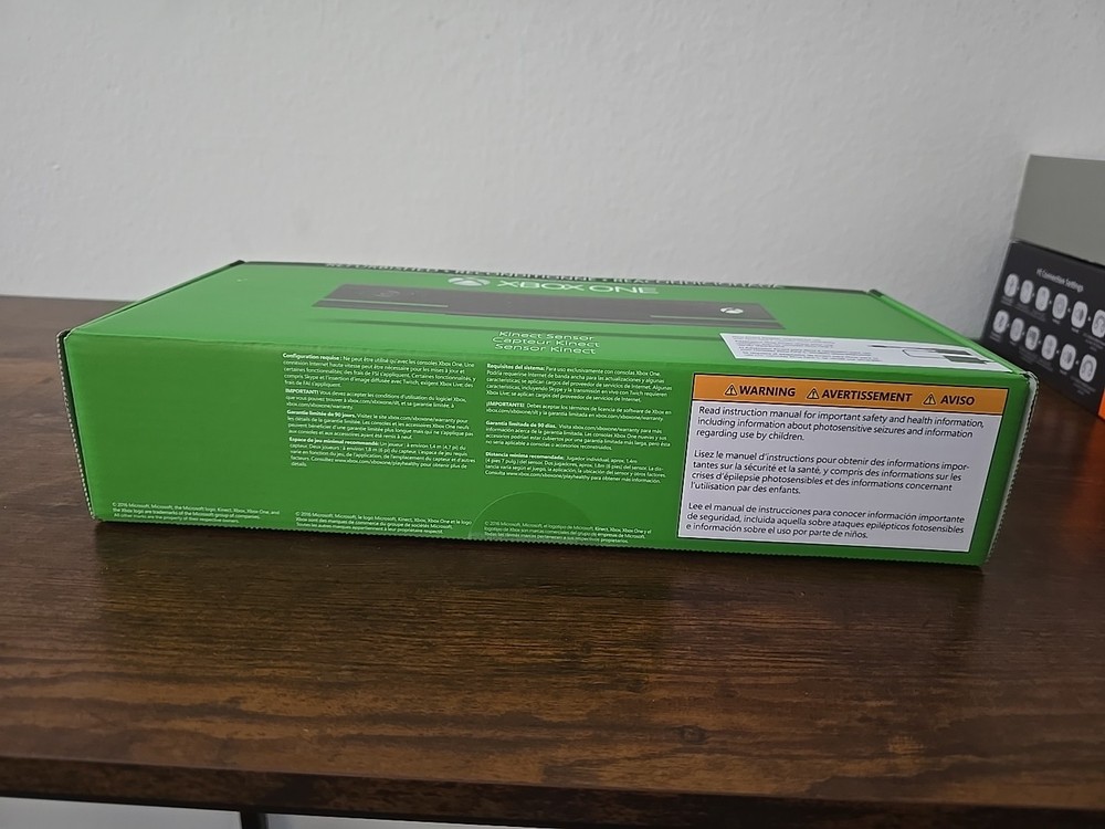 Microsoft Xbox One Kinect Motion Sensor - Black - Model 1520 Sealed Restored
