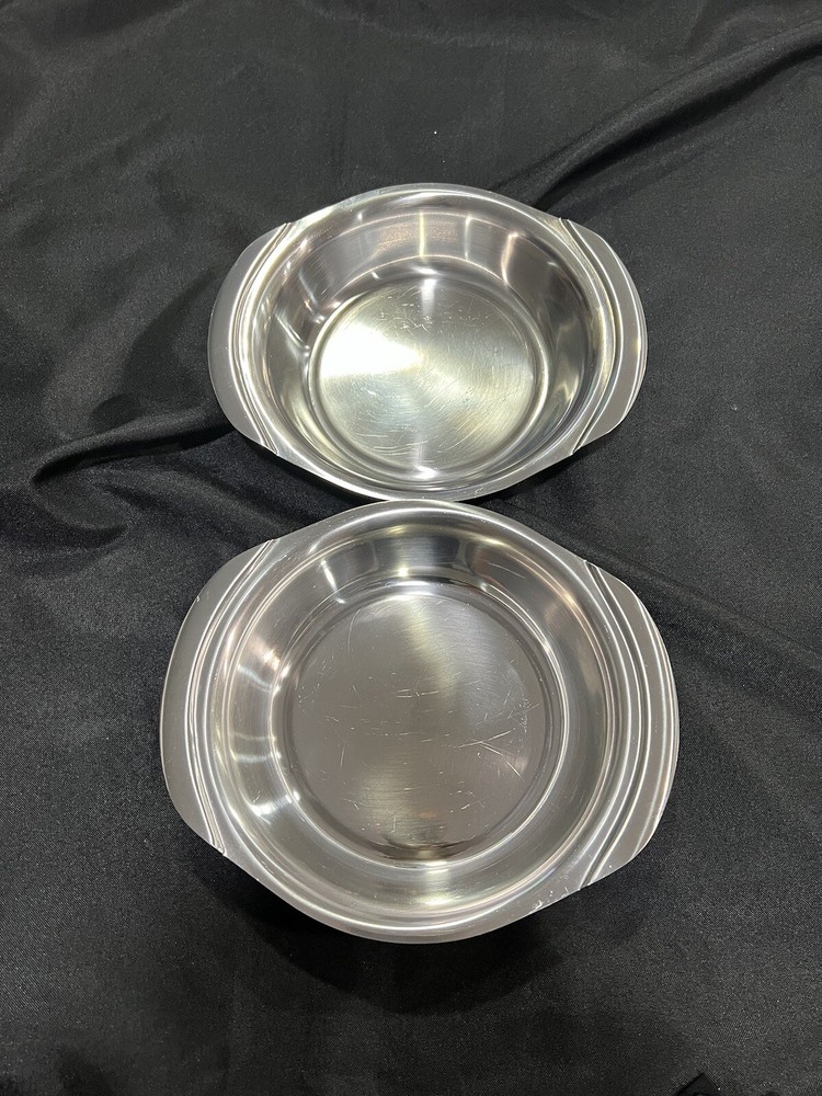 2 Reed & Barton 8” Stainless 18/8 Bowls