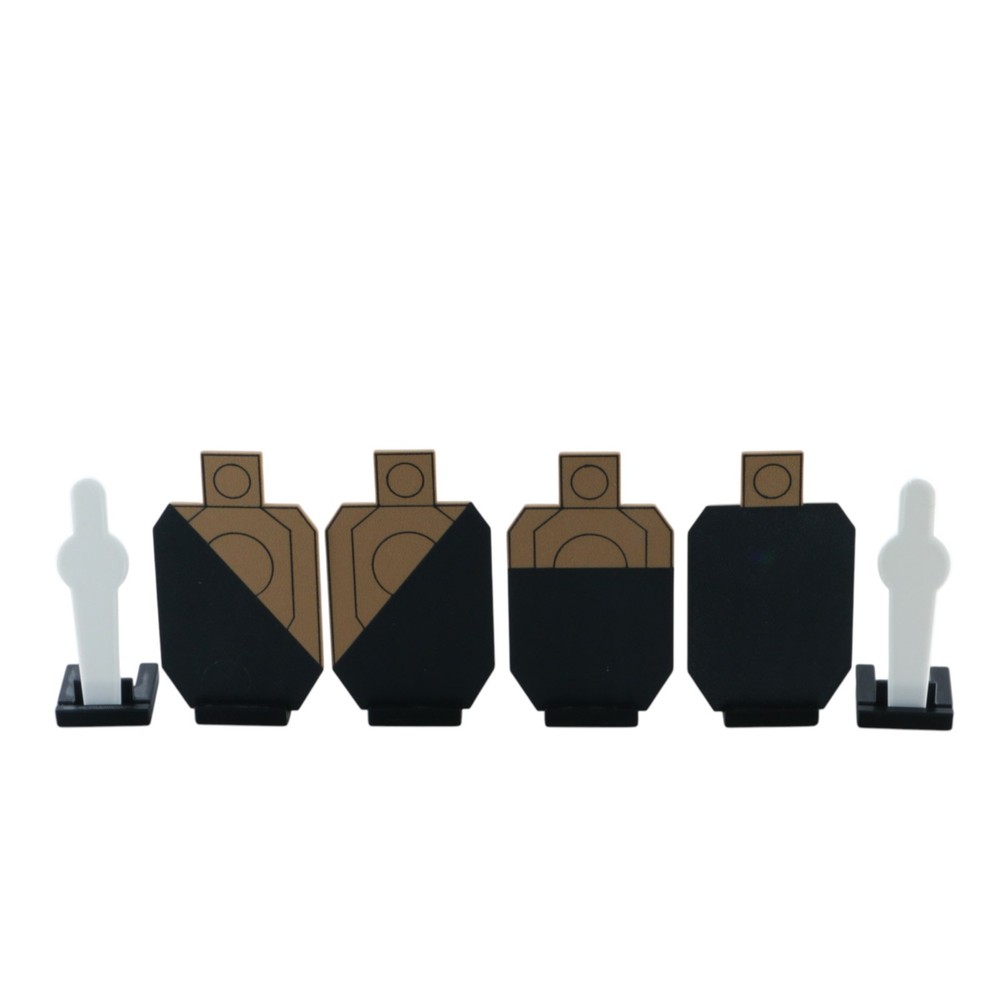 IDPA Dryfire Target Set Double Sided Partials & Open