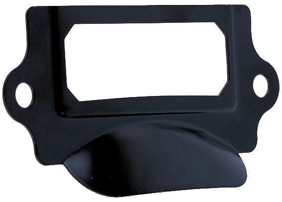 Black Cup Pull Label Holder - 3 1/4" (1299)