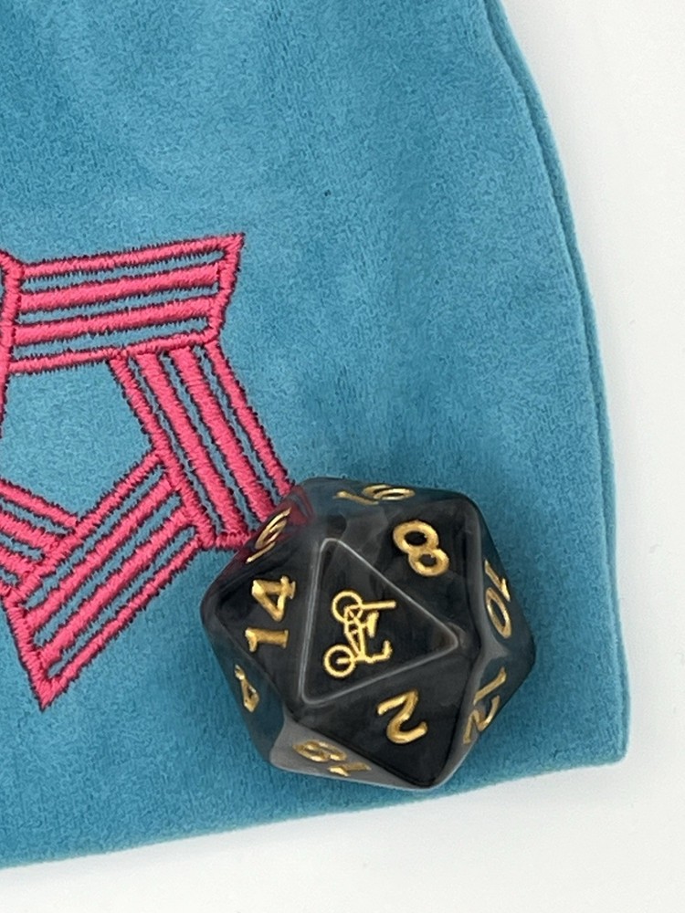 Stranger Things Treasure Pack Vecna Coin, Oversized Bicycle D20. D&D