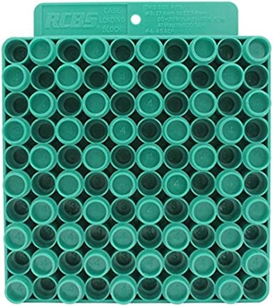 Universal Double-Sided Reloading Block for 50 Cases - Organize Your Reloading