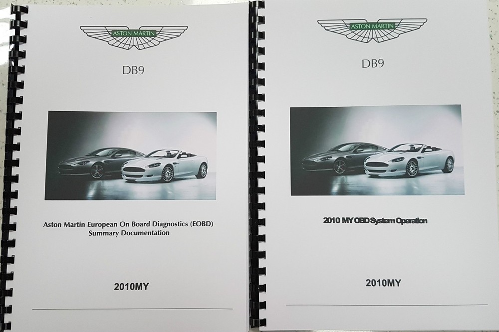 ASTON MARTIN DB9 2010 EOBD SUMMARY DOCUMENTATION & OBD SYSTEM OPERATION