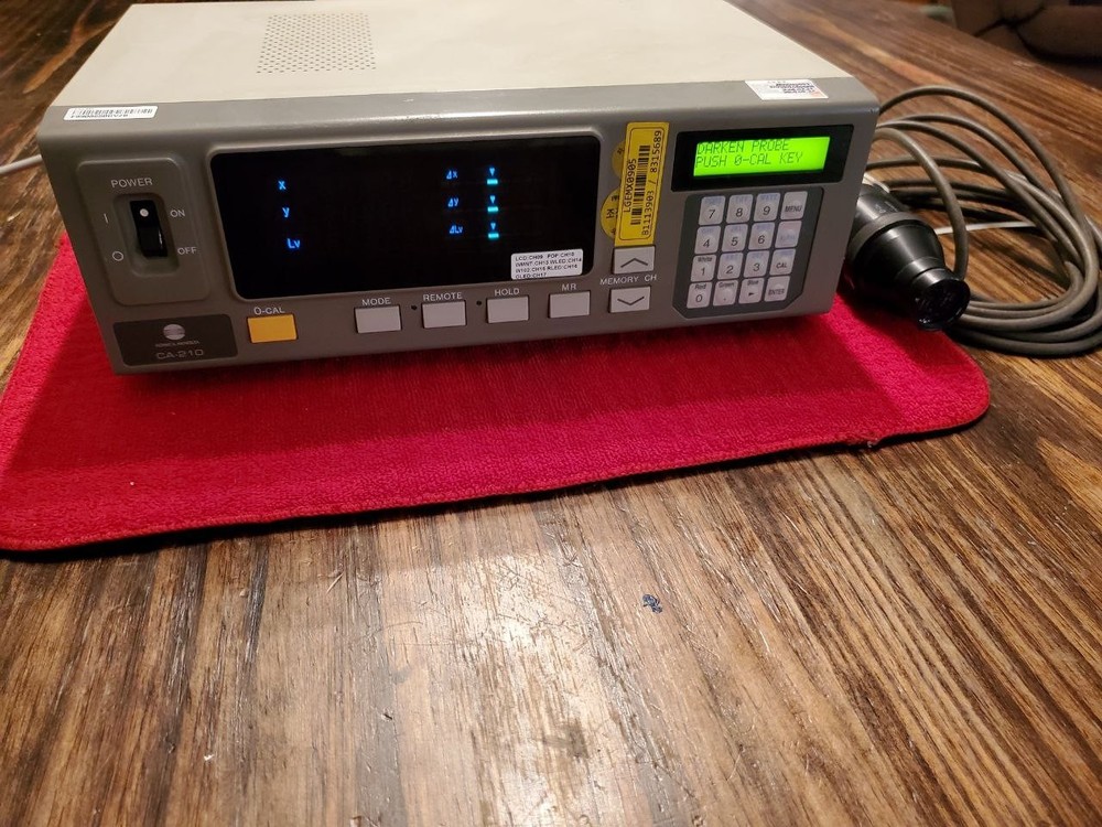 Konica Minolta  CA-210 Color Analyzer With Probe - Tested & Working