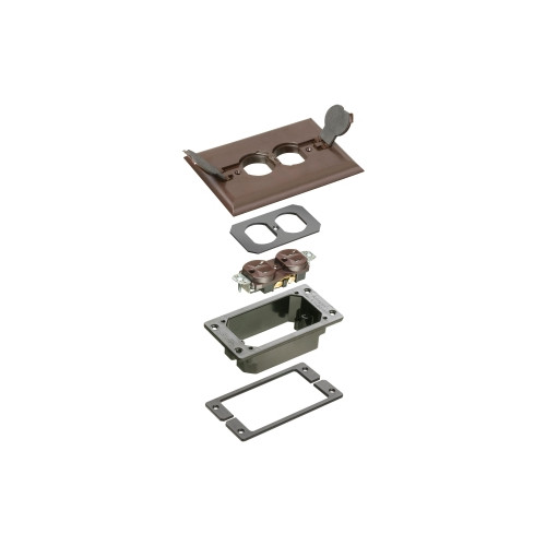 Arlington FLBCF101BRTK Floor Electrical Boxes