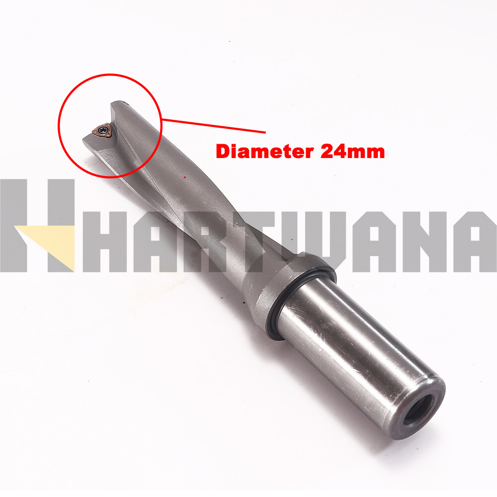 Indexable Carbide U Drill 24mm With WCMX040208 Inserts 10PCS
