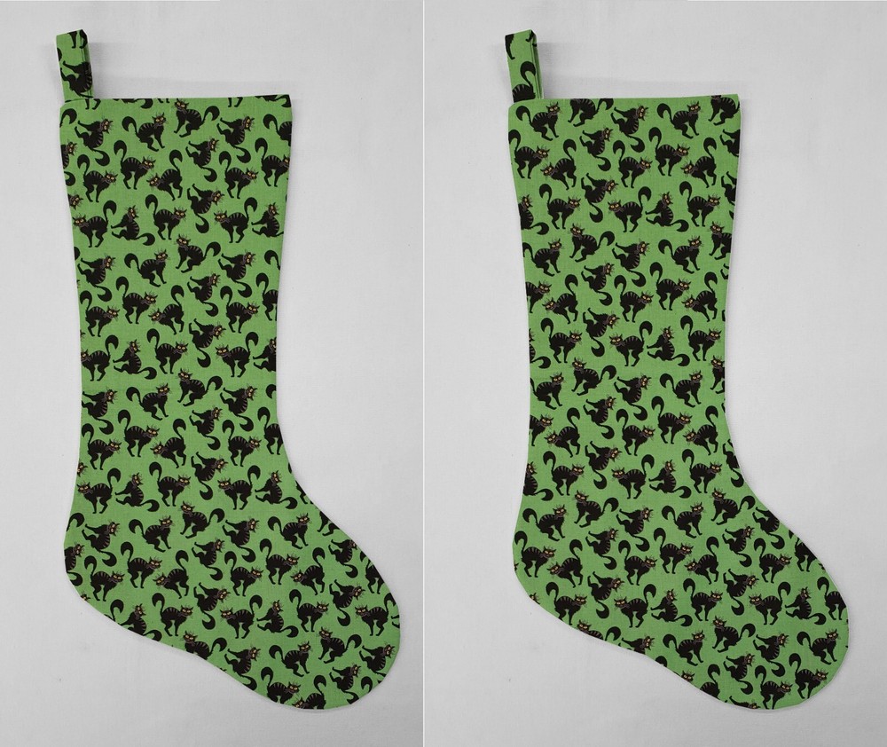 Halloween Cats Christmas Stocking
