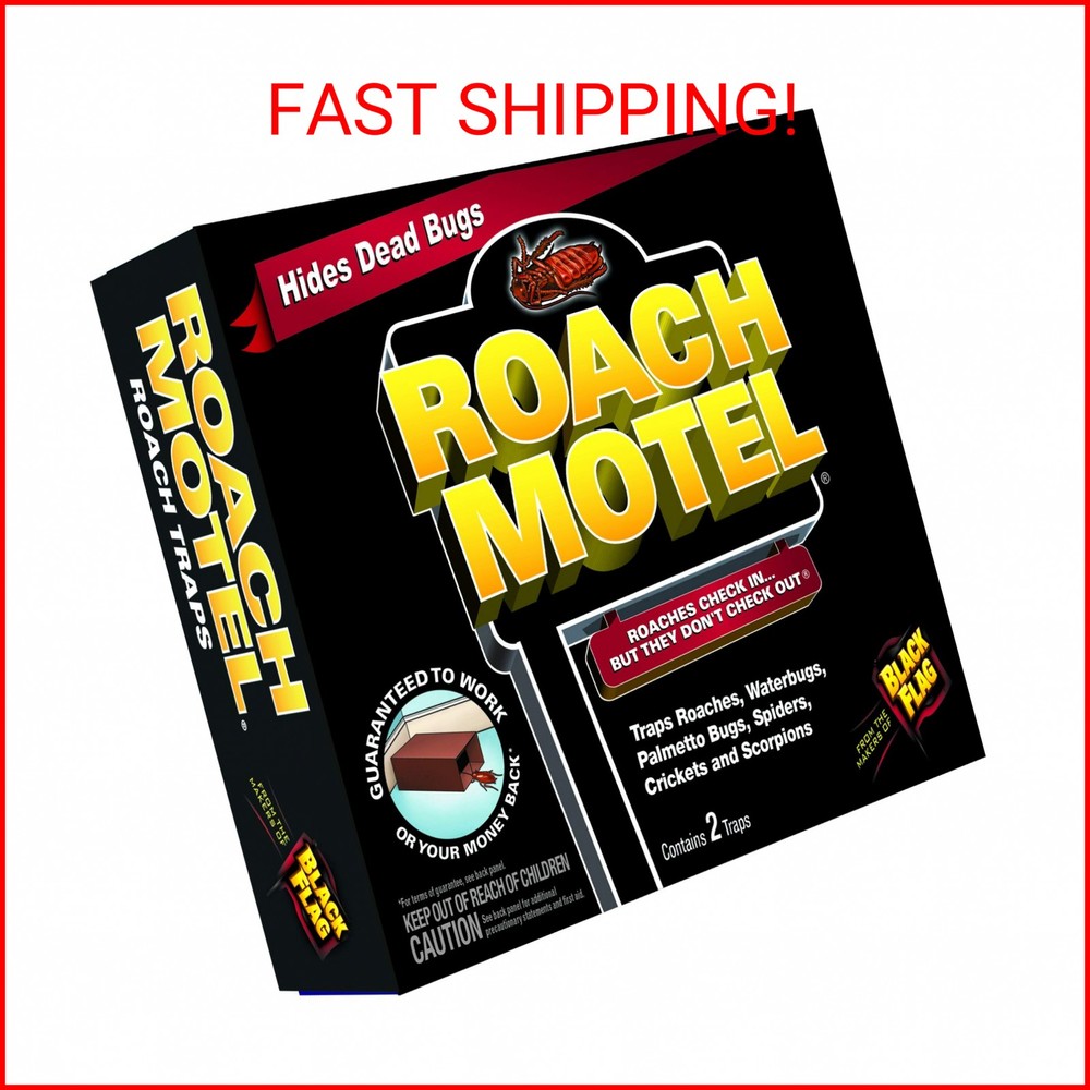 Black Flag Roach Motel Traps, 2-Count, 1-Pack