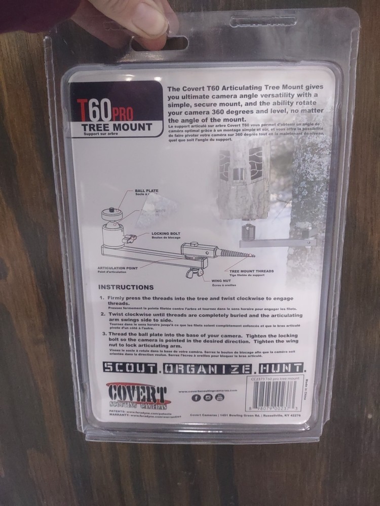 Covert T60 Pro Deluxe Tree Camera Mount