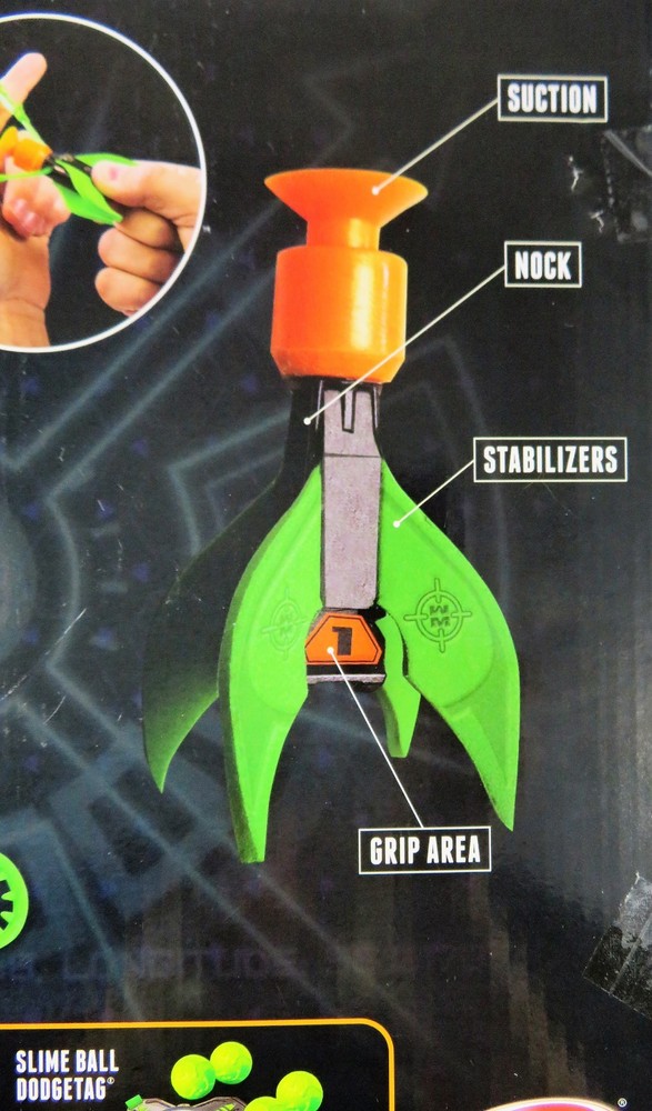 Micro Missiles Target Set Diggin Shoot From Fingertips Includes Board New In Pkg
