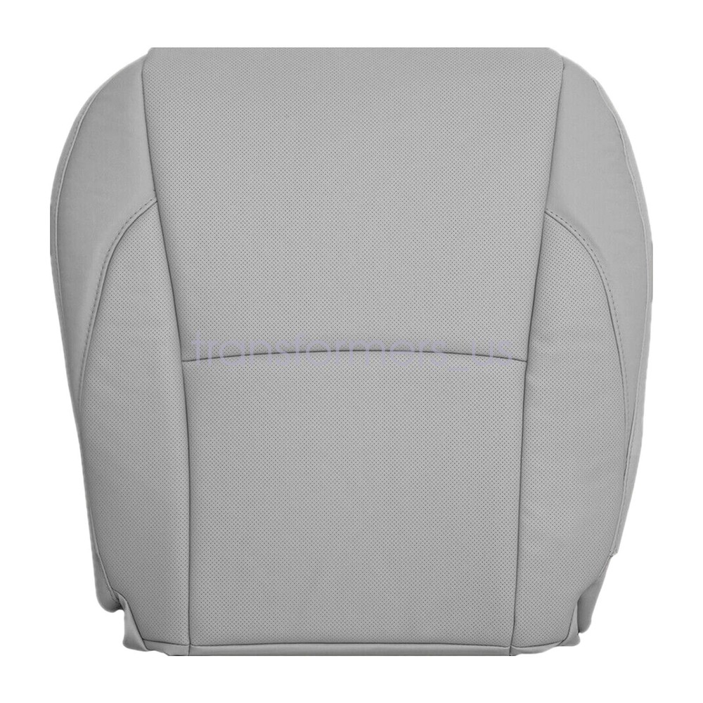 For 2007-2012 Lexus ES350 Passenger Bottom Perforated Leather Seat Cover Gray