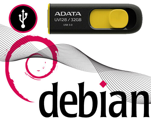 32GB BOOTABLE DEBIAN INSTALL & LIVE USB 3.0 32bit & 64bit