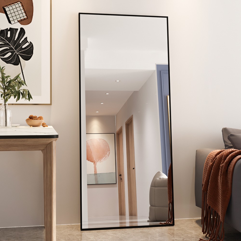 71" x 32" Rectangular Full Length Mirror Standing Hanging Full Body Floor Mirror