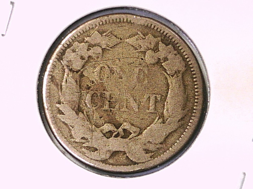 1858 Flying Eagle Cent Genuine Raw Ungraded 00976