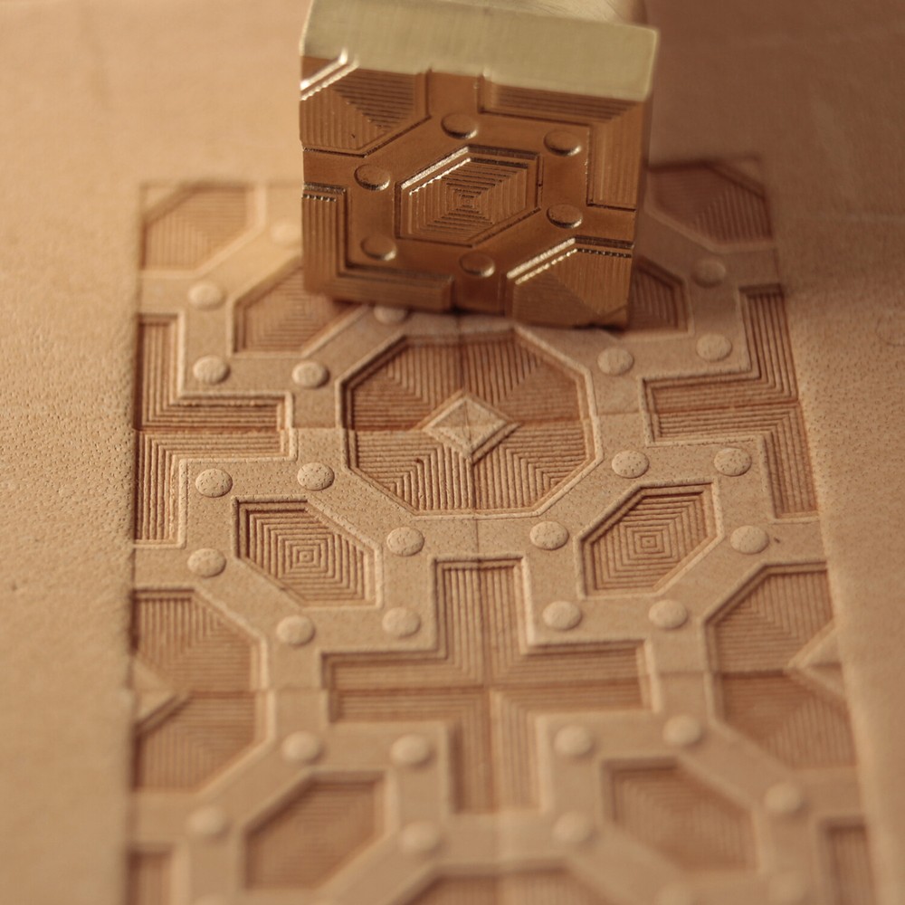 Leather stamp tool for leather craft DIY brass stamp #363