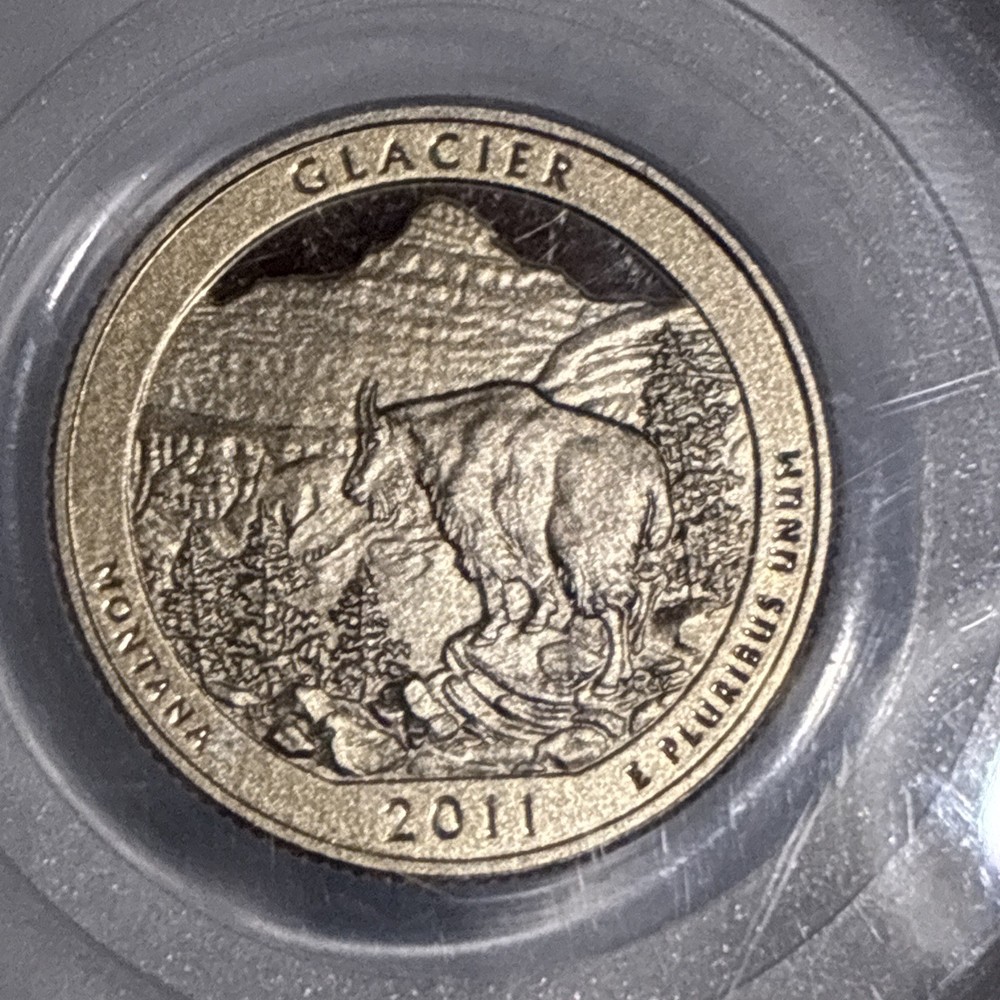 2011-S Glacier NP PCGS PR69DCAM 25C