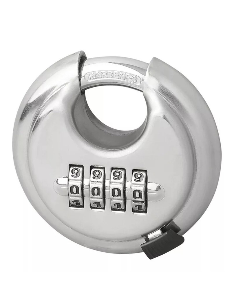 Round Combination Lock Heavy Duty Disc Padlock