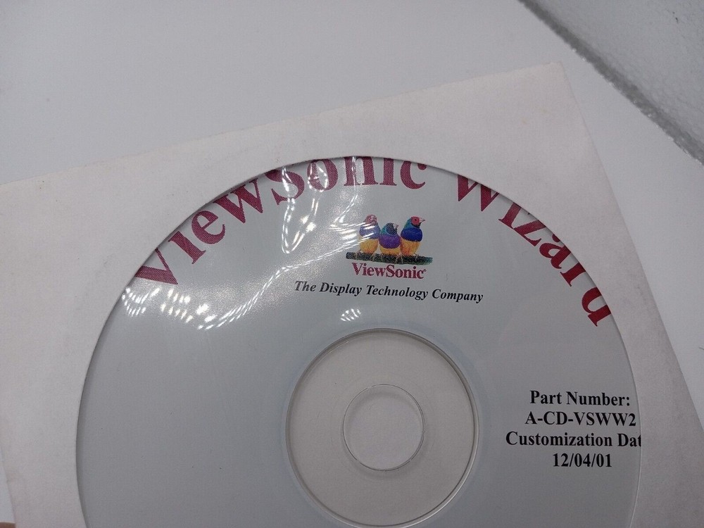 ViewSonic Display Suite Software Installation CD, Mac OS & Windows / A-CD-VSWW2