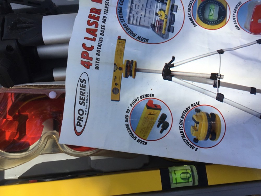 KR Tools laser level kit