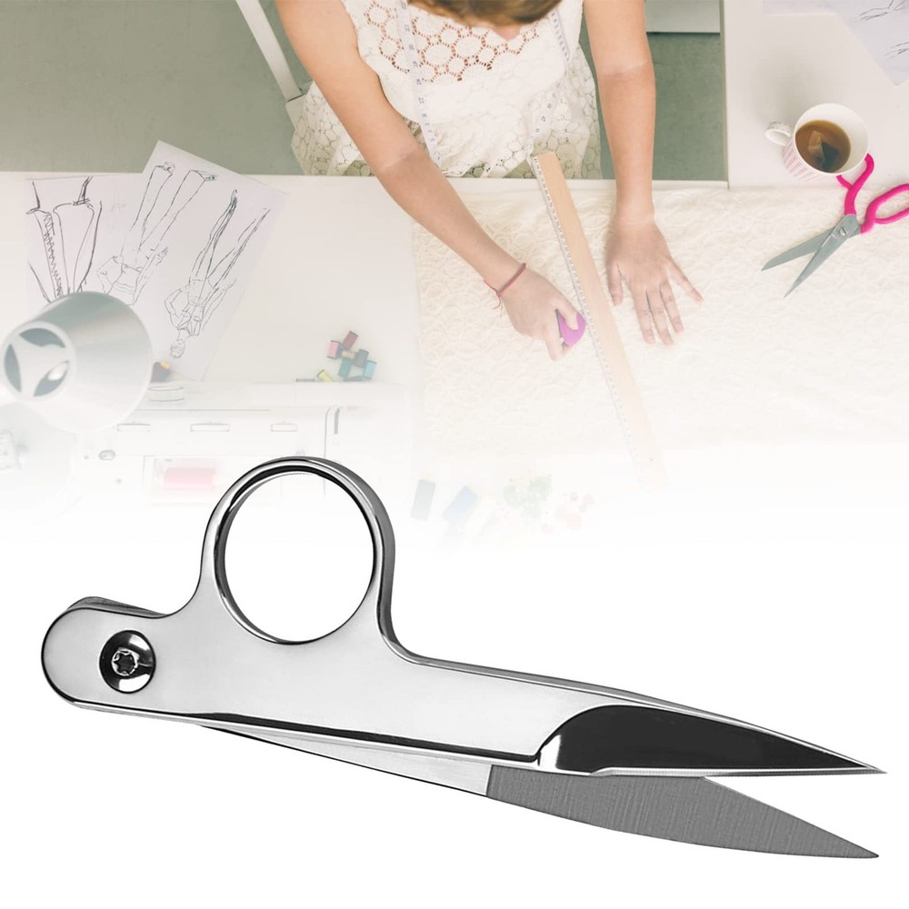 Newness Thread Snips Sewing Snips With Protective Plastic Sleeve Mini Scissors