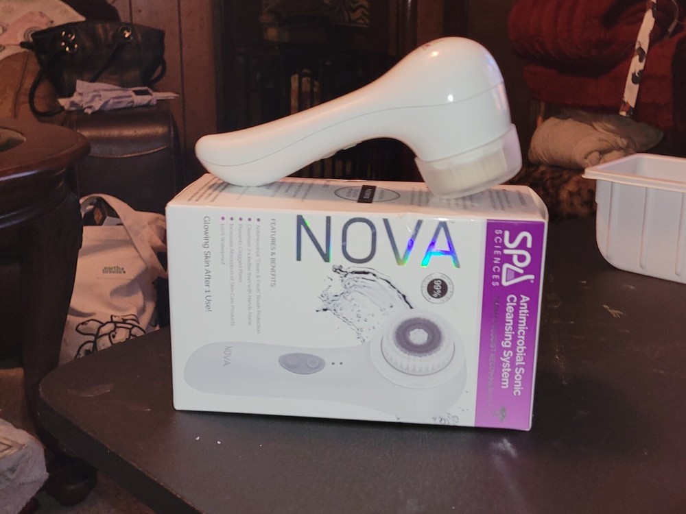 NOVA Spa Sciences NOVA Antimicrobial Sonic Cleansing System NEW Open box