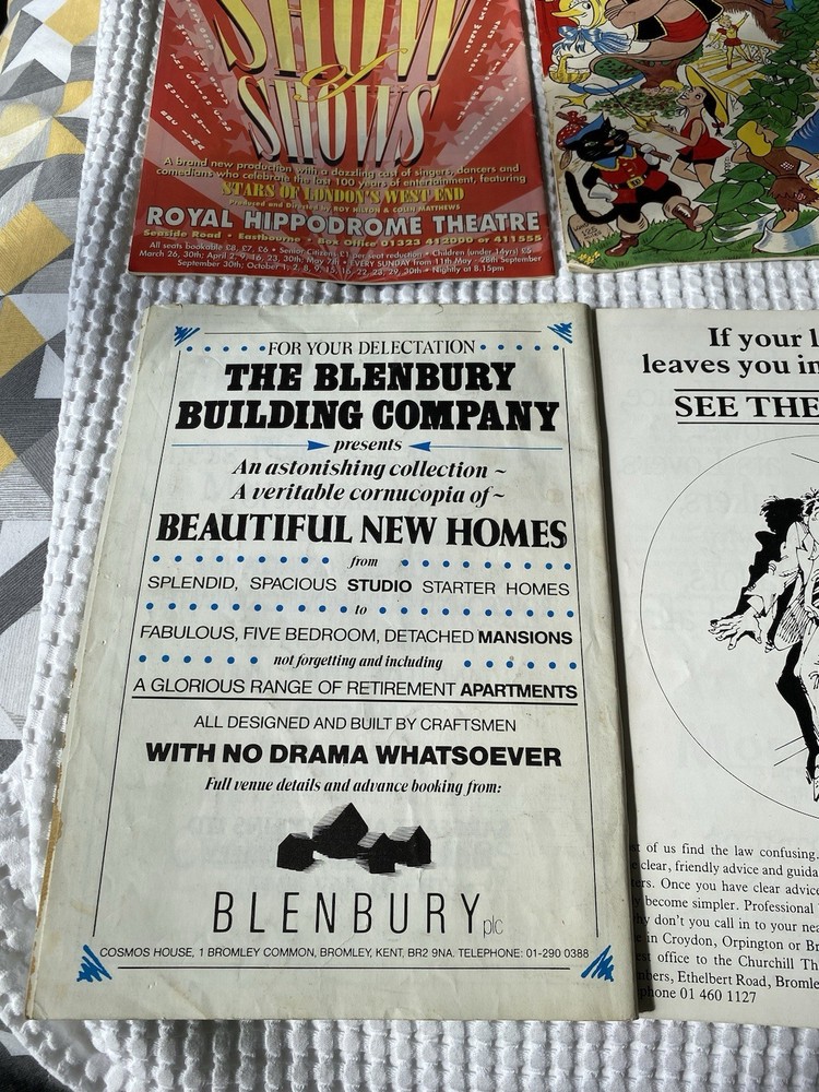 Theatre Programmes Bundle Job 18 Theatre Programmes Various Titles