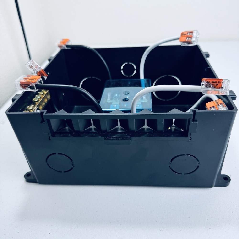 For Inverter TS-30 30 Amp Automatic Transfer Switch Black