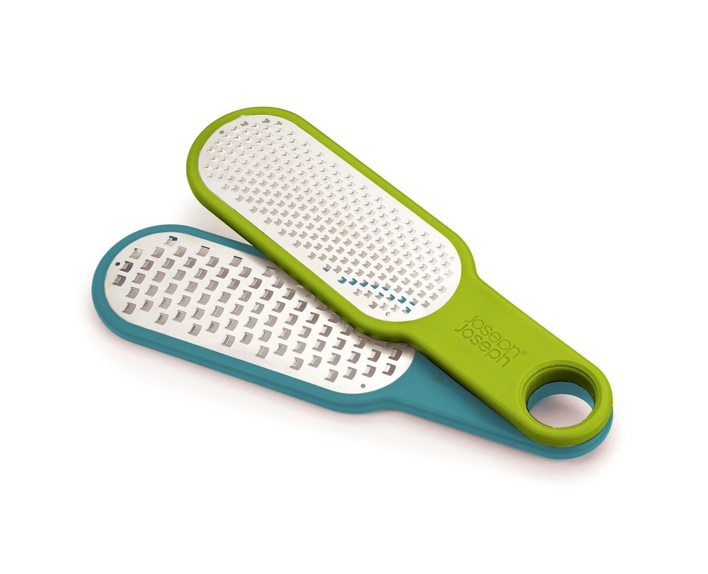 Joseph Duo 2-Piece Kitchen Grater Set, Vegetable, One Size, Opal