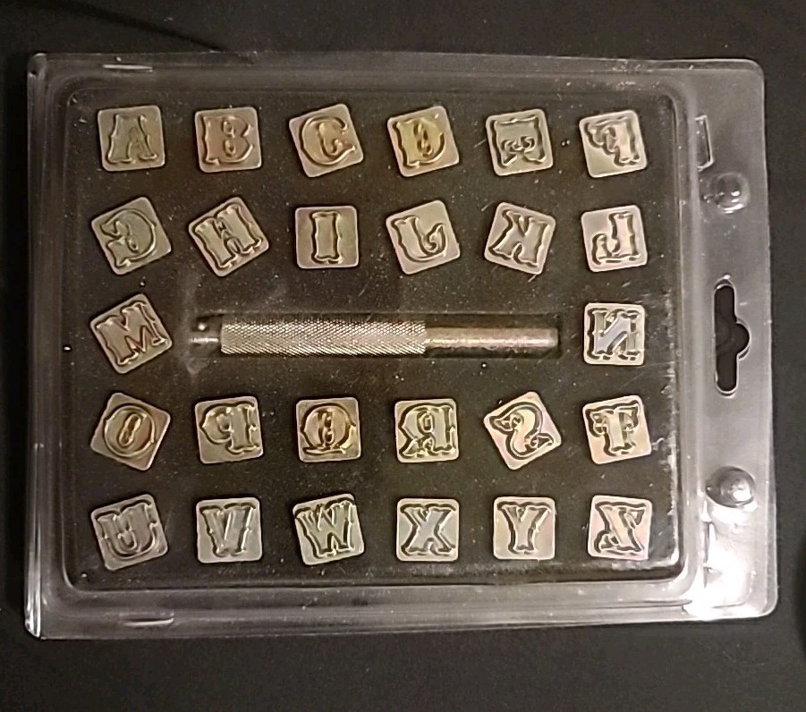 Leather working Alphabet Stamps
