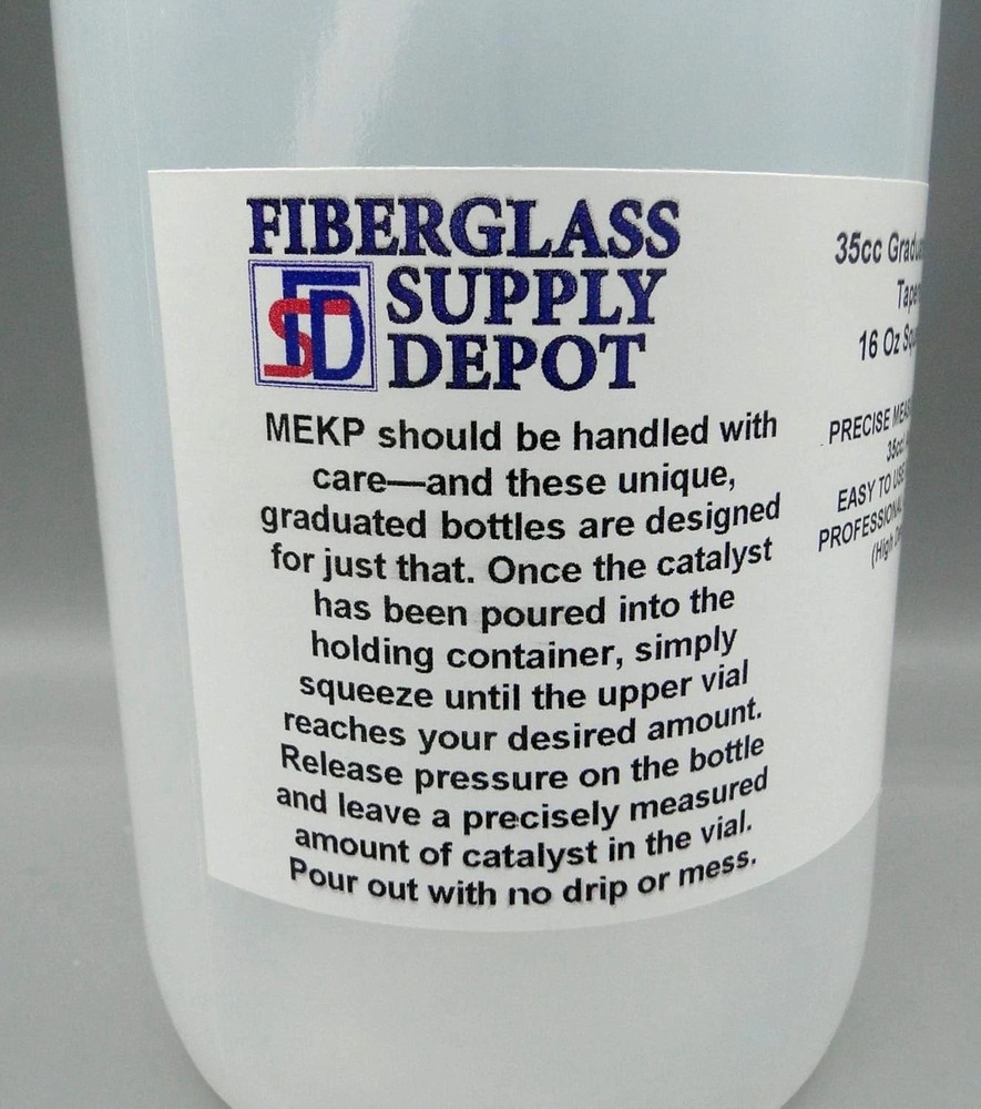 Mek Peroxide Adjustable Volume Dispensing Bottle, 16oz (500ml)