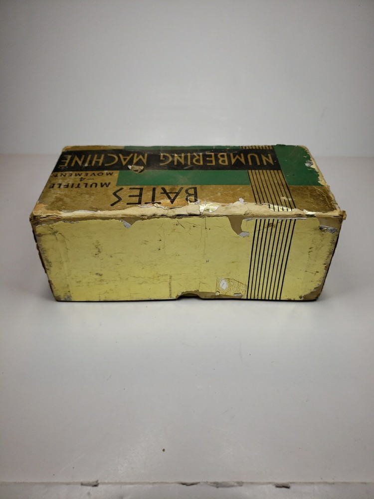 Bates Numbering Machine 4 Movement