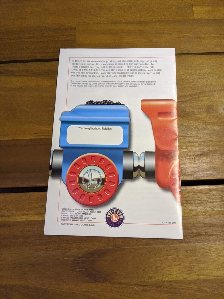 Charles Ro Supply Train Mail Package Of Catalogs 1999-2000