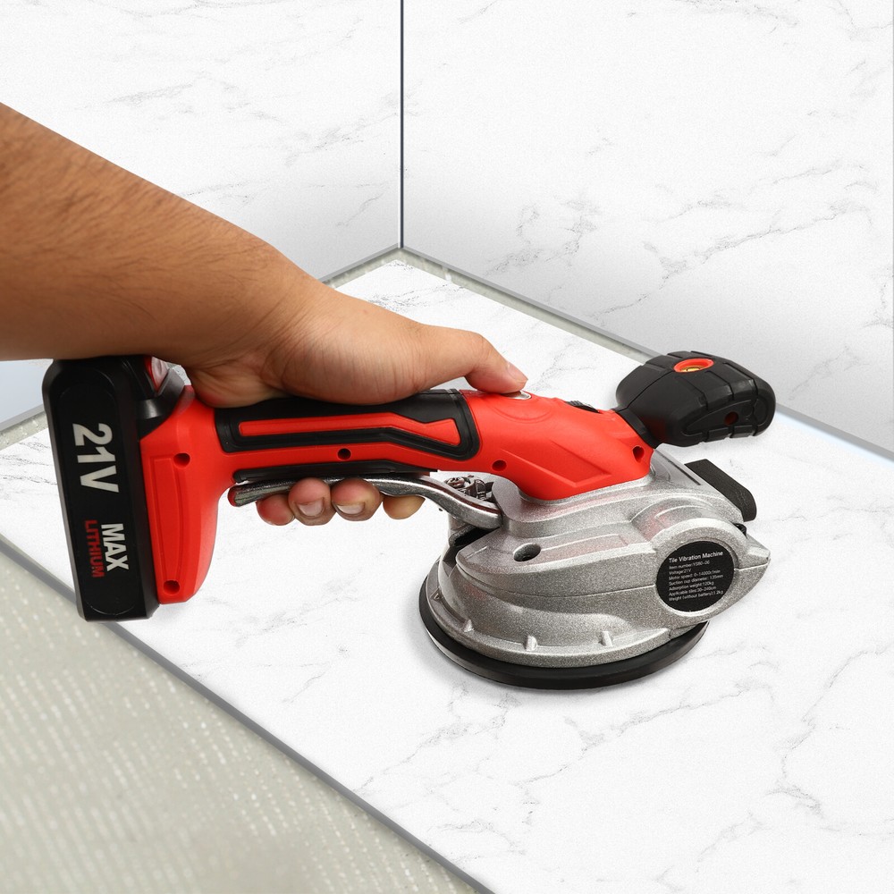 Tile Vibration Machine ?C Cordless 6-Speed Handheld Tiling Tool for Easy Use