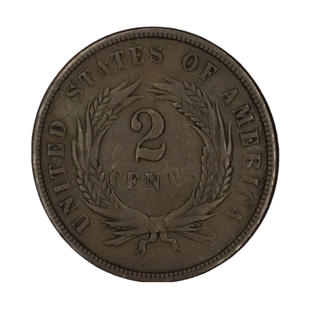 1868 2C Two Cent Piece VG #