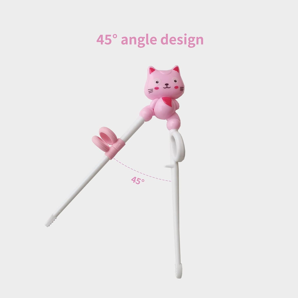 Kids Training Chopsticks - 1 Pair with Case for Learning and Practice - Beginner