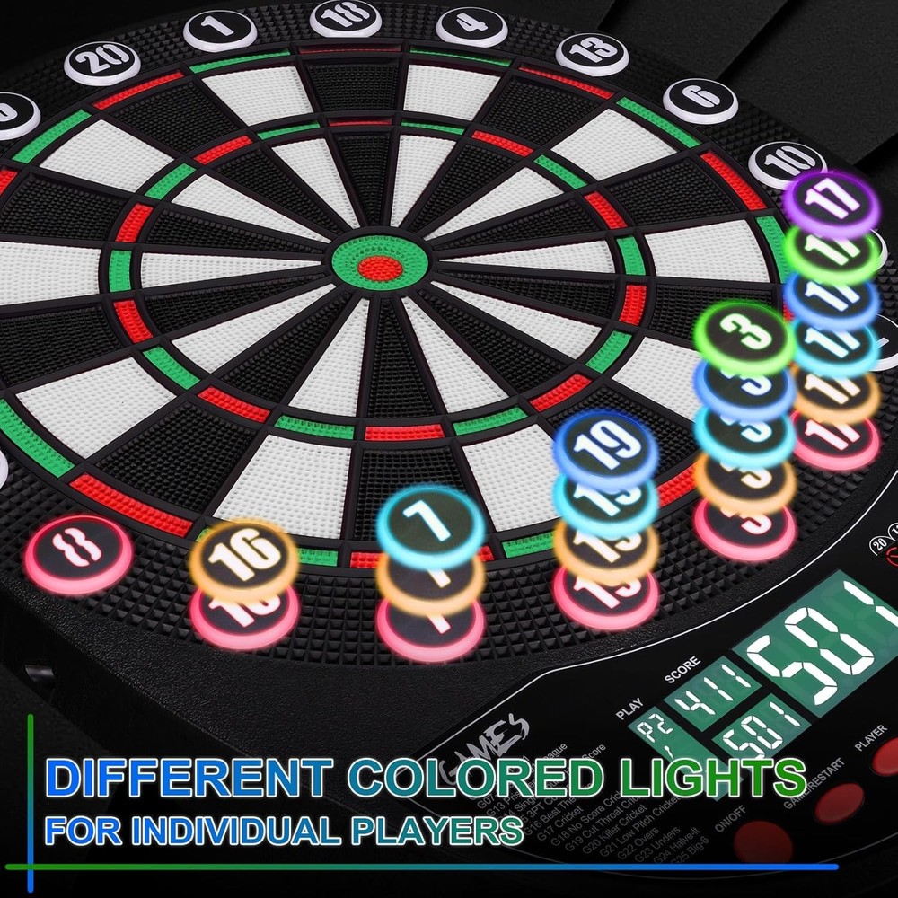Electronic Dart Board Game Set