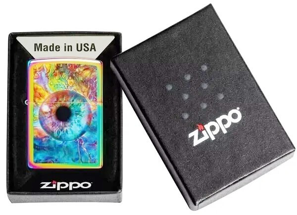Mesmerizing Spacey Eye Lighter, Multi-Color Finish Zippo Lighter