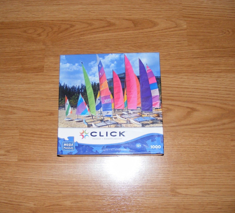 Mega Cabel Beach Puzzle, 1000 Pieces, Complete