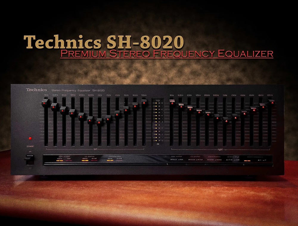 Technics SH-8020 🌈RaRe🌈 Vintage Stereo Equalizer
