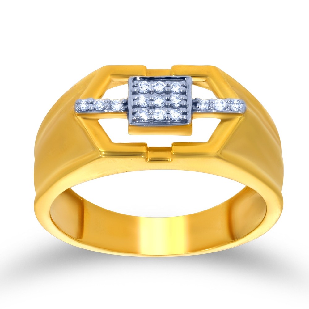 New Modish Diamond Men's Ring Gift for Dad