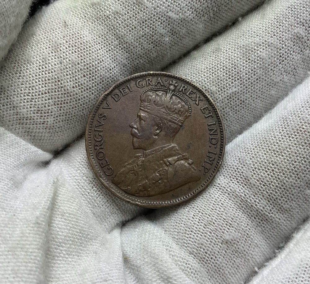 1917 Canada Large One Cent P346
