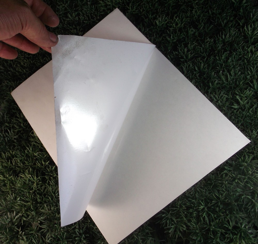 PRINTER SHEETS MATTE PLASTIC PP SELF ADHESIVE ***QTY=75 sheets***