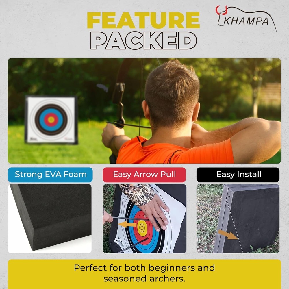 Archery Target for Backyard 2x2 Ft. Bow Target