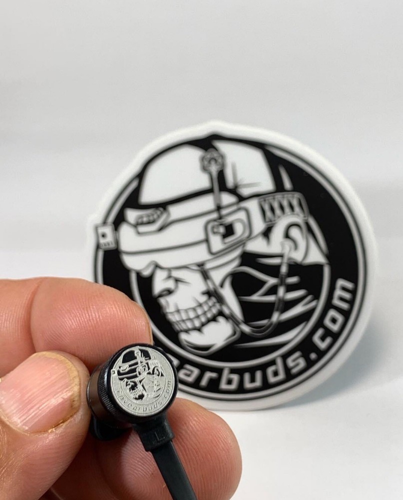 Single Wired Earbud With Volume Control