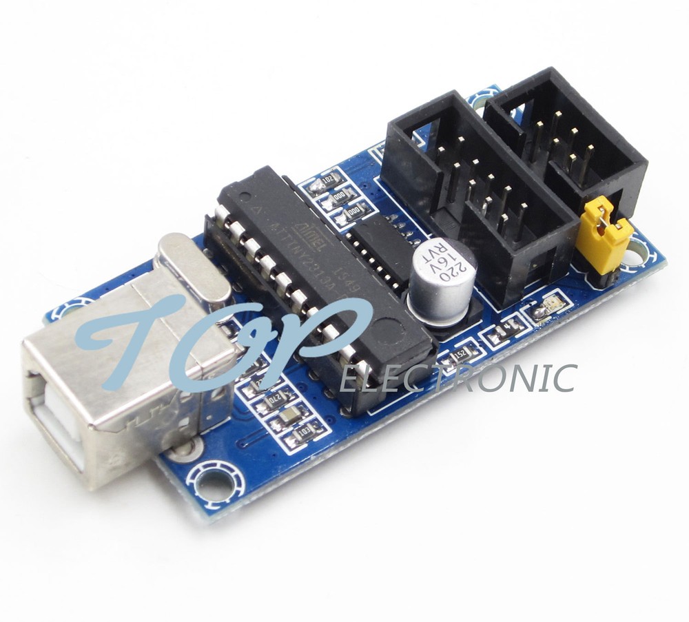USBTiny USBtinyISP AVR ISP programmer for Arduino bootloader Meag2560 uno r3